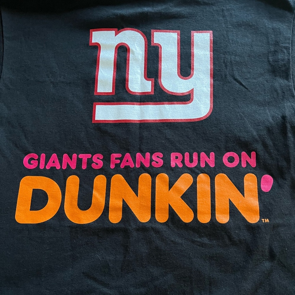 New York Giants Dunkin’ shirt